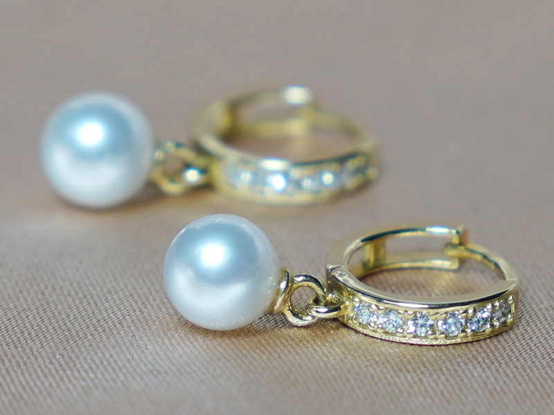 Akoya gyöngy fülbevalók